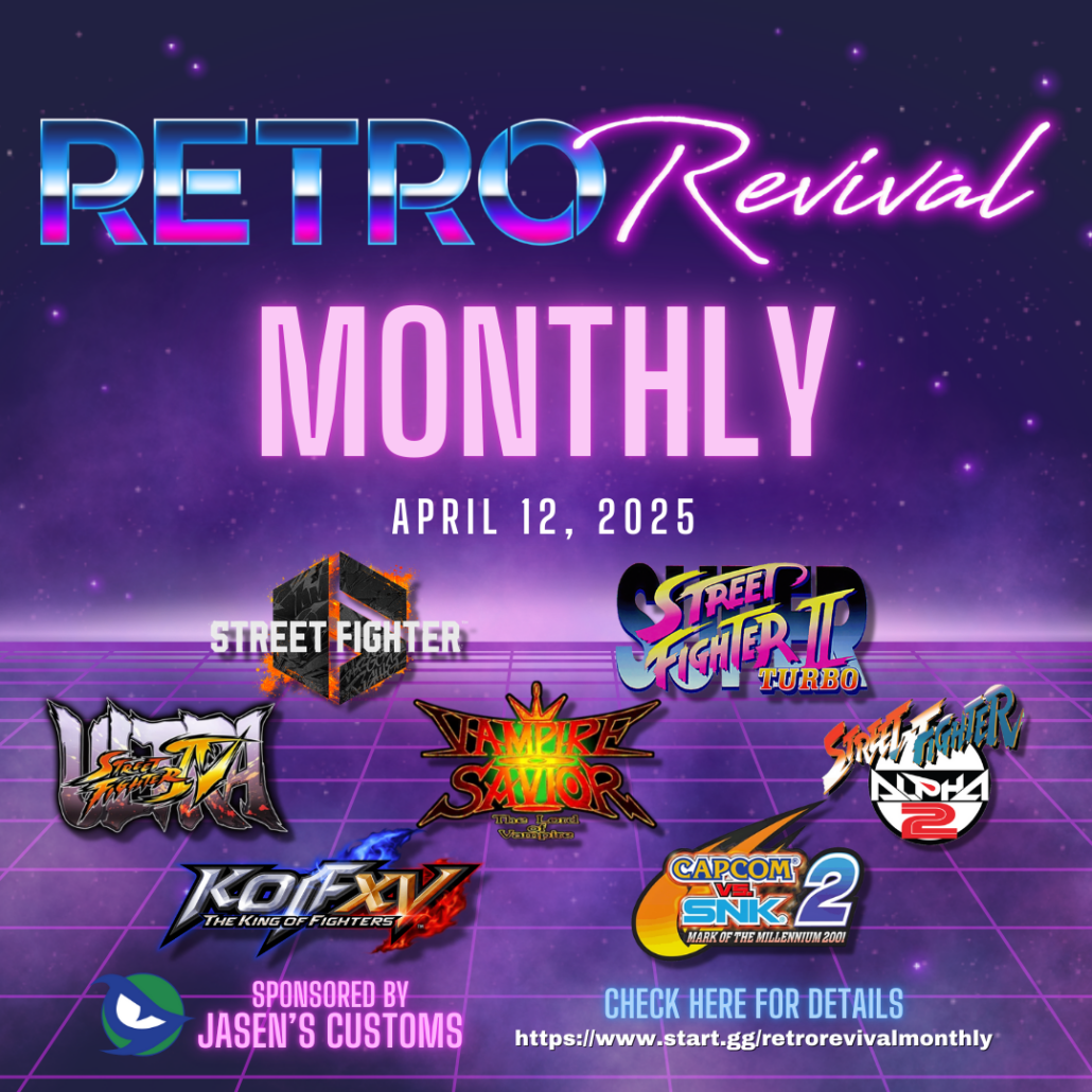 Retro Revival April Monthly Schedule
