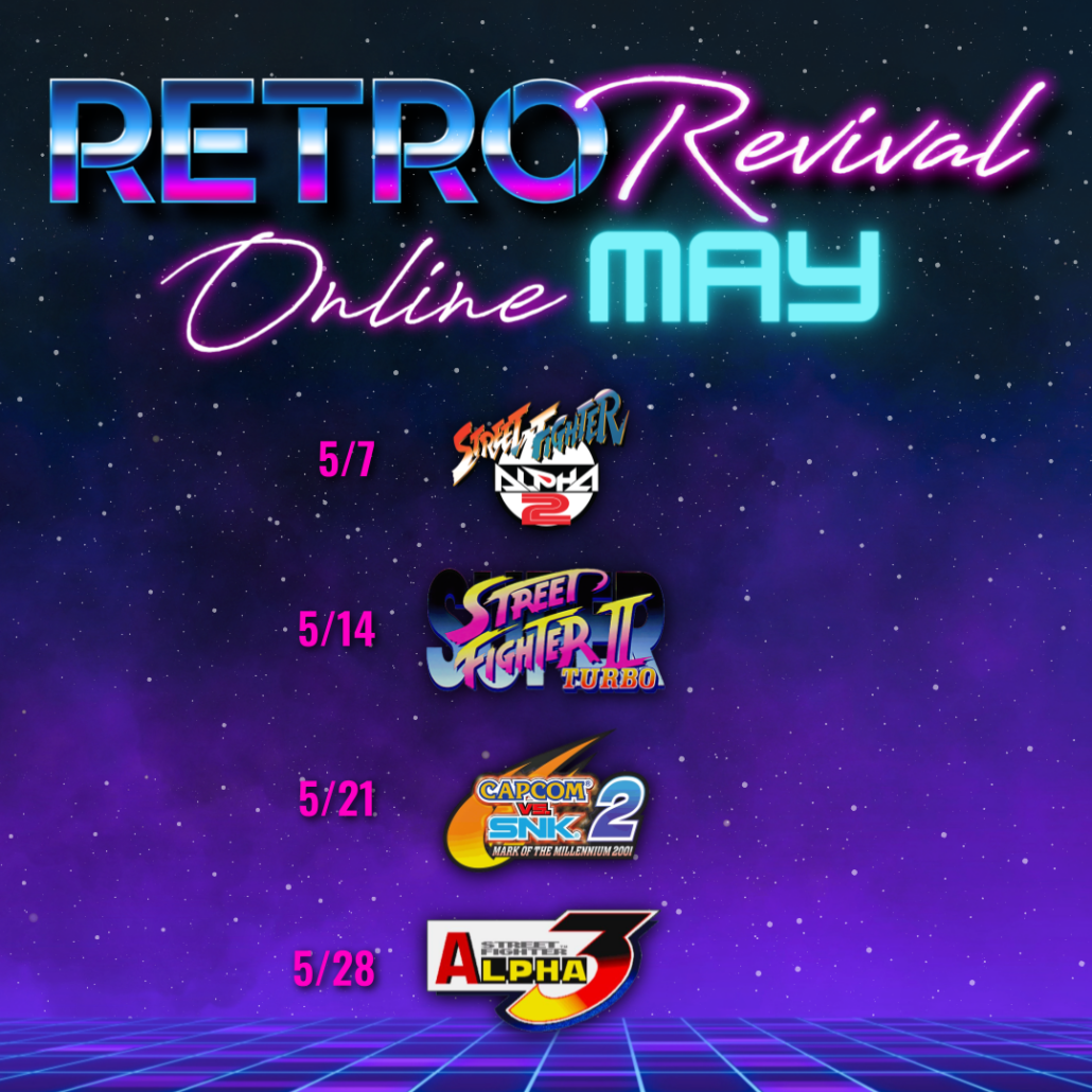 Retro Revival May Online Schedule