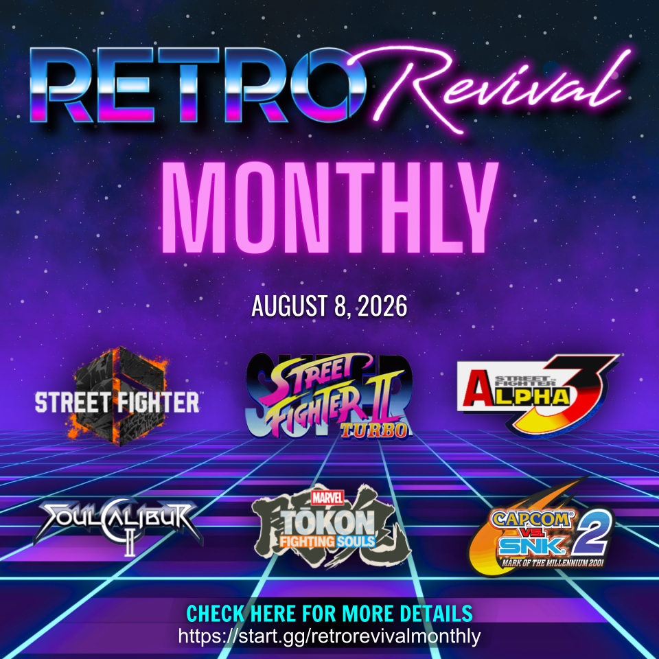 Retro Revival August Monthly Schedule